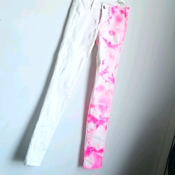Pink tie dye jeans - Picture 2 of 11